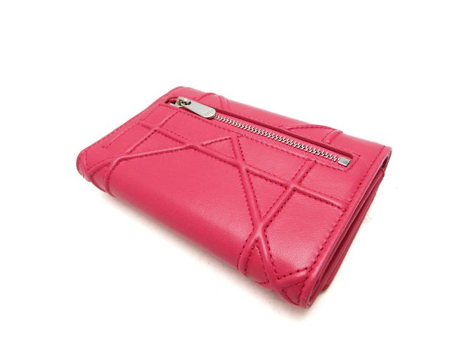 Cartera de cuero para mujer DIORAMA S0617PNAG de Christian Dior Rosa - vista 3
