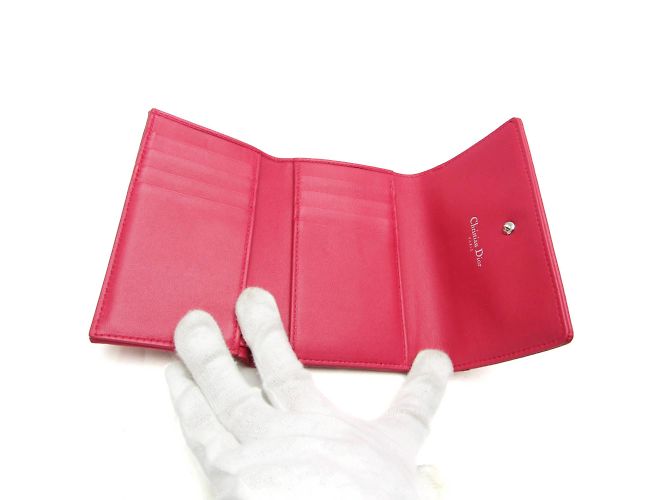 Cartera de cuero para mujer DIORAMA S0617PNAG de Christian Dior Rosa - vista 4