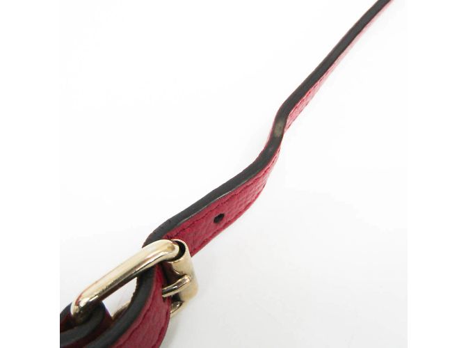 Gucci Interlocking G 449659 Damen Lederhandtasche Rot - Ansicht 11