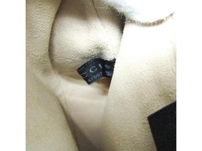 Borsa a spalla Gucci Interlocking G Chain Nero Rosso - vista 13
