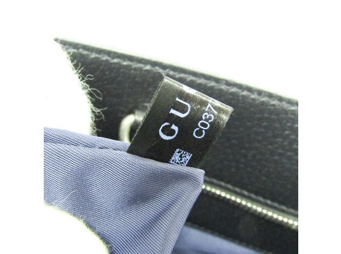 Borsa Gucci OFF THE GRID 696042 Nero Blu navy - vista 10