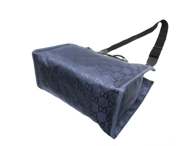 Borsa Gucci OFF THE GRID 696042 Nero Blu navy - vista 2