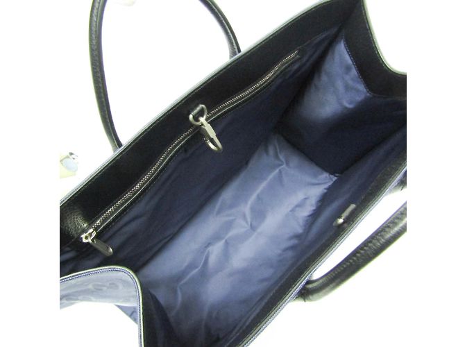 Borsa Gucci OFF THE GRID 696042 Nero Blu navy - vista 3