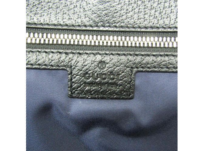 Borsa Gucci OFF THE GRID 696042 Nero Blu navy - vista 8