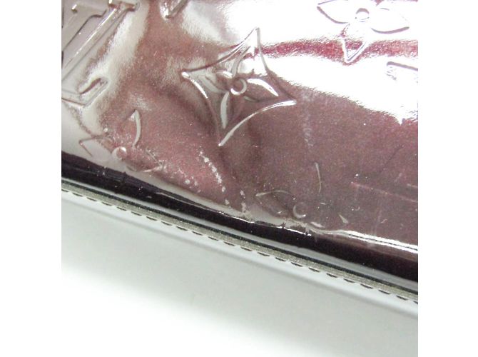 Borsa Louis Vuitton Monogram Vernis Wilshire PM Bordò - vista 5