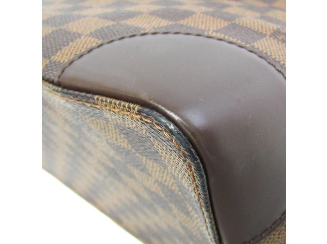 Borsa a spalla Louis Vuitton Damier Hampstead MM N51204 Marrone - vista 4