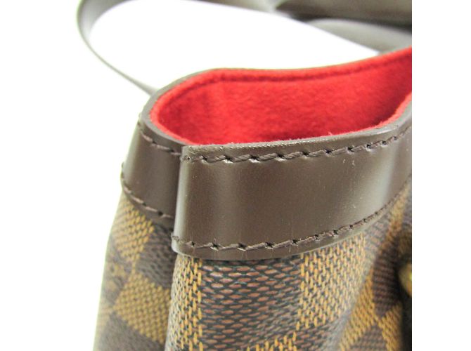 Borsa a spalla Louis Vuitton Damier Hampstead MM N51204 Marrone - vista 6
