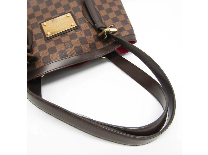 Borsa a spalla Louis Vuitton Damier Hampstead MM N51204 Marrone - vista 8