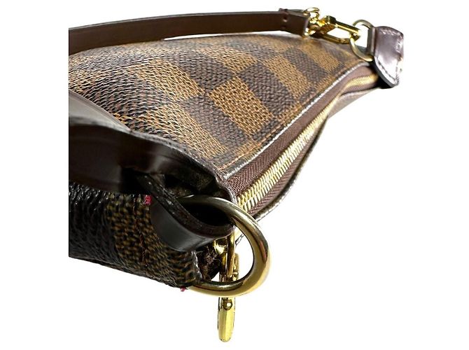 Borsa a Spalla Navona Damier Ebene LOUIS VUITTON Marrone - vista 11