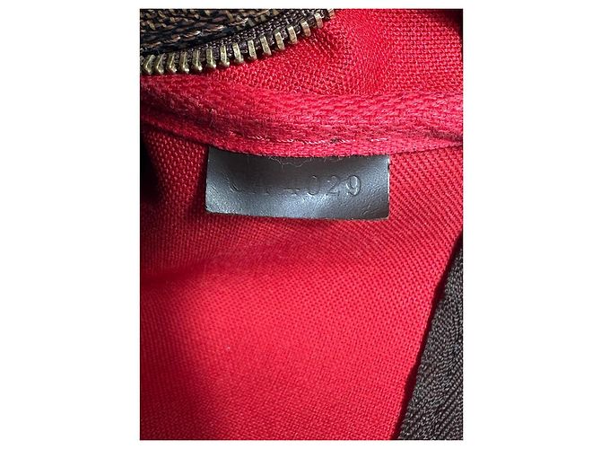 Borsa a Spalla Navona Damier Ebene LOUIS VUITTON Marrone - vista 15