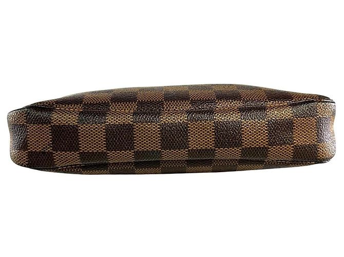 Borsa a Spalla Navona Damier Ebene LOUIS VUITTON Marrone - vista 5