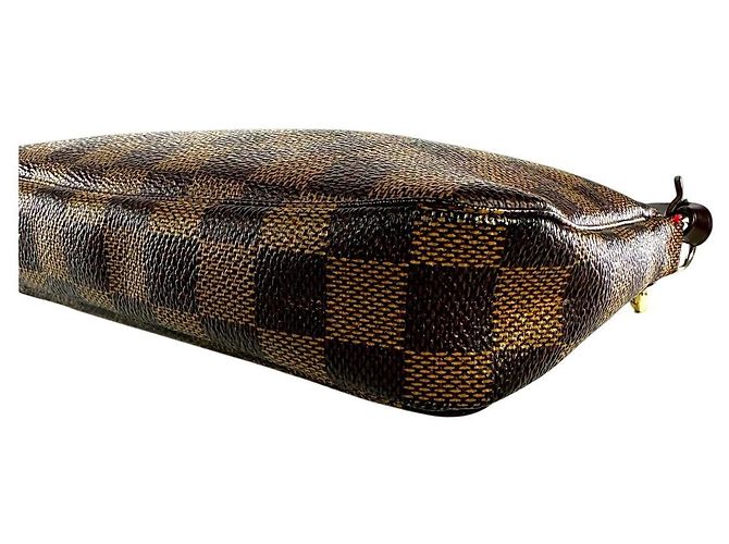 Borsa a Spalla Navona Damier Ebene LOUIS VUITTON Marrone - vista 8