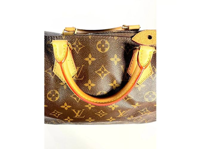 Bolsa Louis Vuitton Speedy 30 em lona Monograma LV Marrom - vista 10