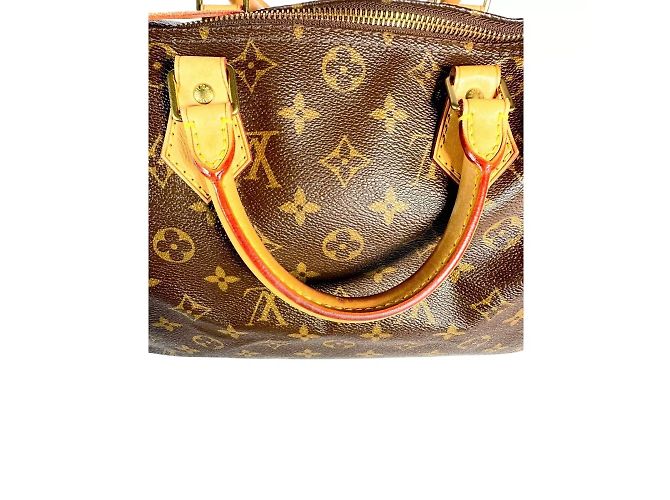 Bolsa Louis Vuitton Speedy 30 em lona Monograma LV Marrom - vista 11