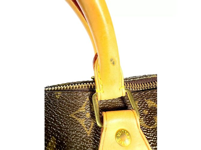Bolsa Louis Vuitton Speedy 30 em lona Monograma LV Marrom - vista 13