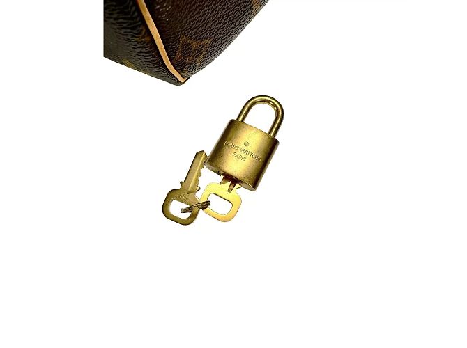Bolsa Louis Vuitton Speedy 30 em lona Monograma LV Marrom - vista 19