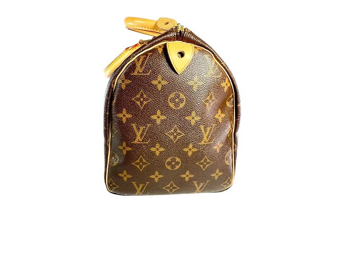 Bolsa Louis Vuitton Speedy 30 em lona Monograma LV Marrom - vista 4