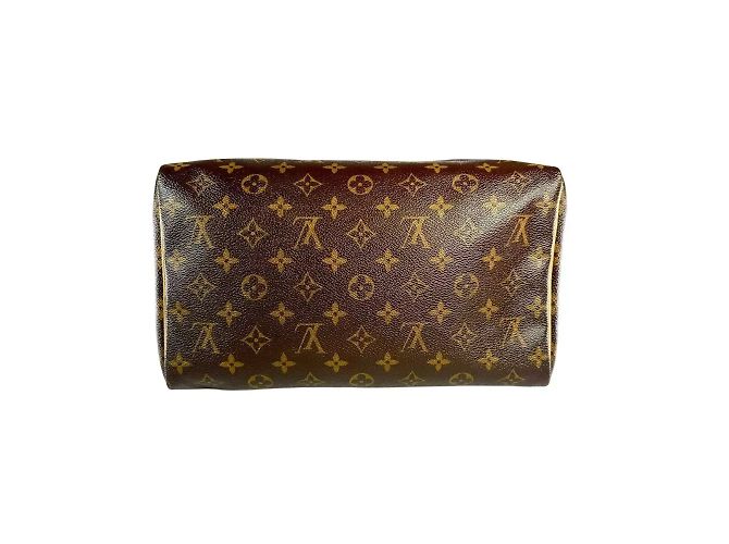 Bolsa Louis Vuitton Speedy 30 em lona Monograma LV Marrom - vista 6