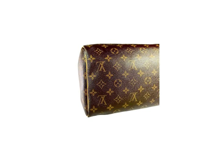 Bolsa Louis Vuitton Speedy 30 em lona Monograma LV Marrom - vista 7