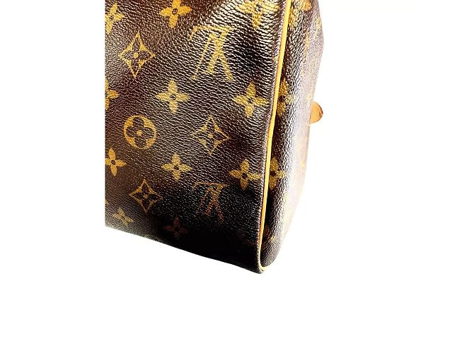 Bolsa Louis Vuitton Speedy 30 em lona Monograma LV Marrom - vista 9