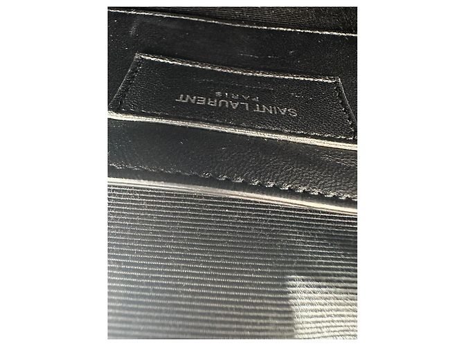 Borsa a busta matelassé Monogram Mix YVES SAINT LAURENT Nero - vista 11