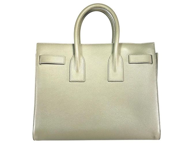 YVES SAINT LAURENT YSL Tote Baby Sac de Jour Classico Beige Grigio - vista 5