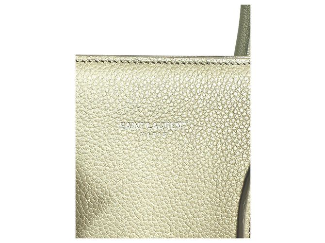 YVES SAINT LAURENT YSL Tote Baby Sac de Jour Classico Beige Grigio - vista 6