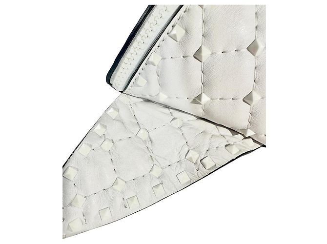 Belt bag in pelle Rockstud Spike di VALENTINO GARAVANI Bianco - vista 3