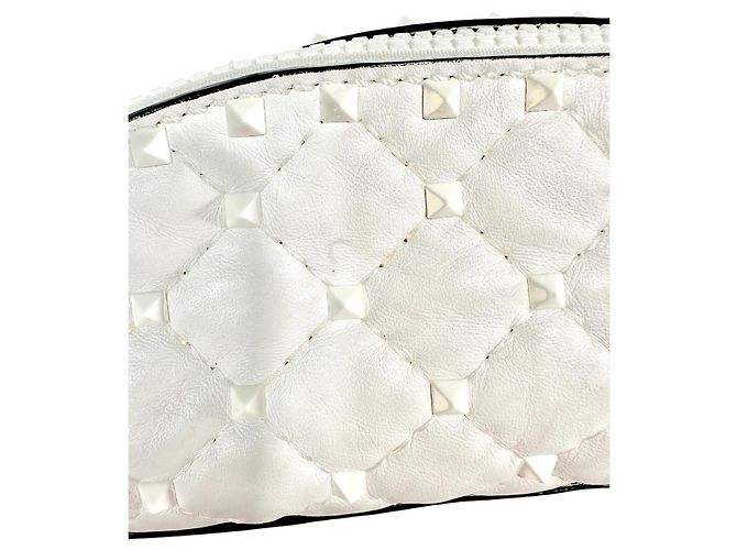 Belt bag in pelle Rockstud Spike di VALENTINO GARAVANI Bianco - vista 4