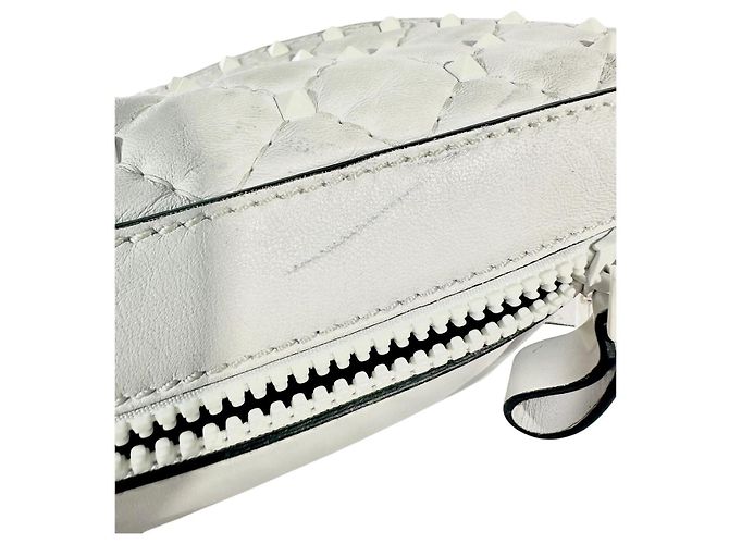 Belt bag in pelle Rockstud Spike di VALENTINO GARAVANI Bianco - vista 5