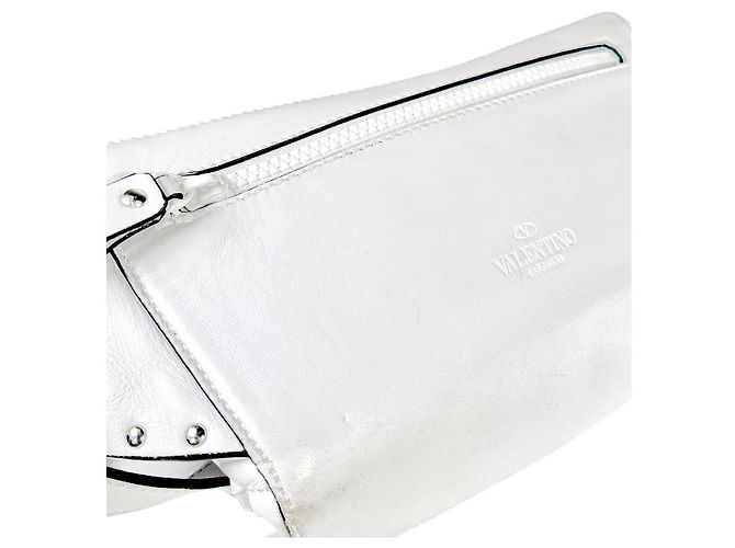 Belt bag in pelle Rockstud Spike di VALENTINO GARAVANI Bianco - vista 6