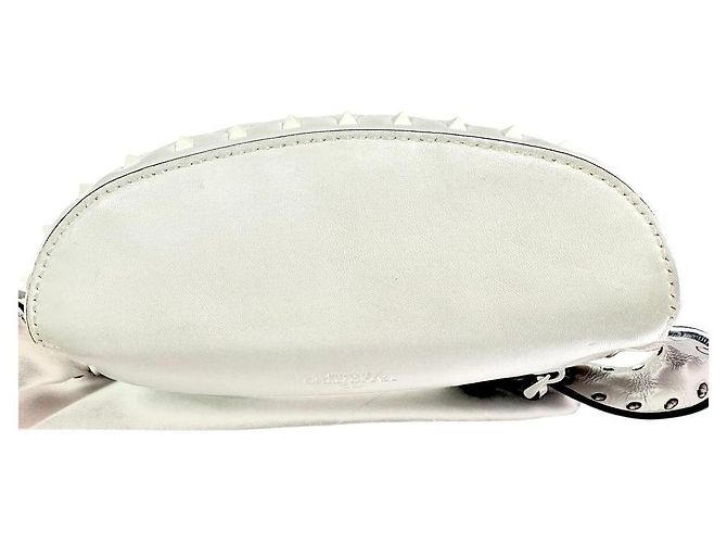 Belt bag in pelle Rockstud Spike di VALENTINO GARAVANI Bianco - vista 8