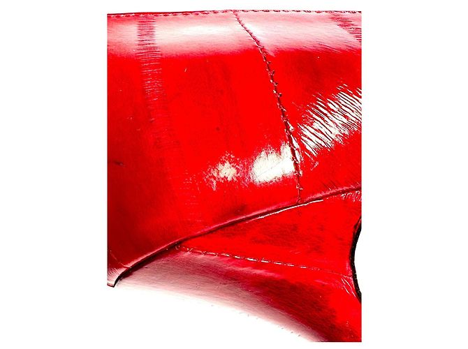 Décolleté in vernice rossa SERGIO ROSSI Rosso - vista 7