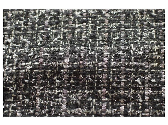 Karl Lagerfeld Hoodie aus Tweed in Schwarz und Grau M - Ansicht 5