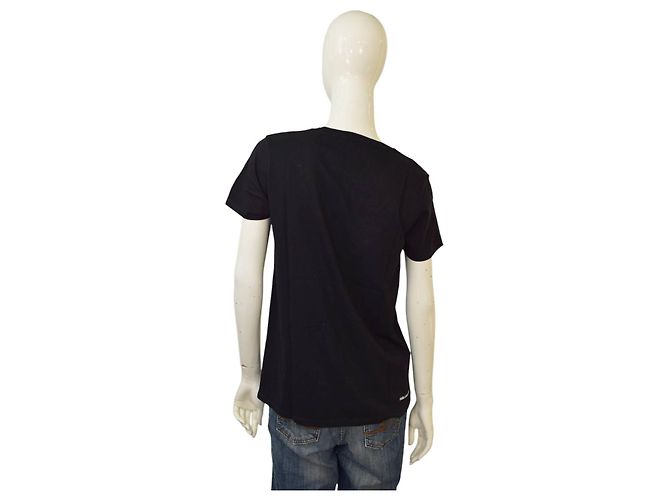 Camiseta Karl Lagerfeld de algodón negro con logo M - vista 2