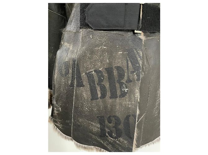 Dolce & Gabbana Dolce&Gabbana seltene Felljacke Anthrazitgrau - Ansicht 14