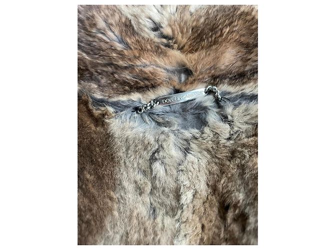 Dolce & Gabbana Dolce&Gabbana seltene Felljacke Anthrazitgrau - Ansicht 4
