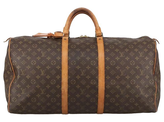 LOUIS VUITTON Monogram Keepall 60 Borsa Boston M41422 LV Auth 103852 Monogramma - vista 2