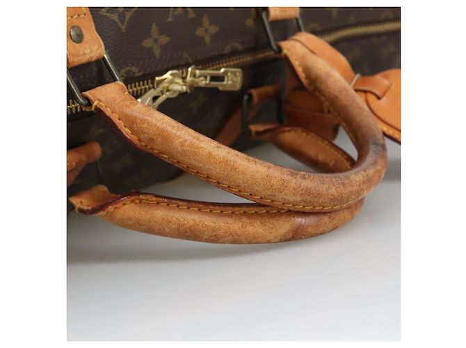 LOUIS VUITTON Monogram Keepall 60 Borsa Boston M41422 LV Auth 103852 Monogramma - vista 7