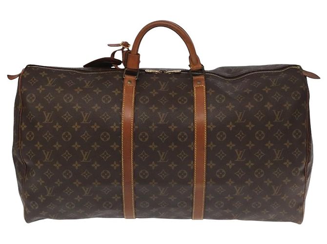 LOUIS VUITTON Monogram Keepall 60 Borsa Boston M41422 LV Auth 104630 Monogramma - vista 2