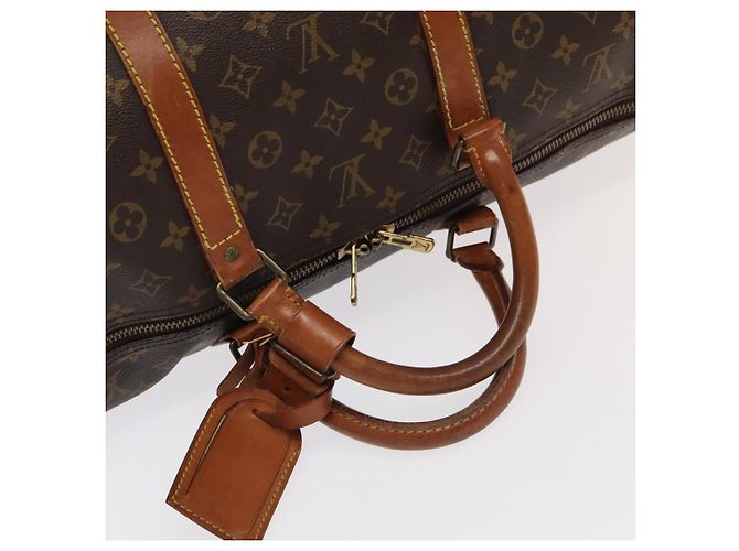 LOUIS VUITTON Monogram Keepall 60 Borsa Boston M41422 LV Auth 104630 Monogramma - vista 7