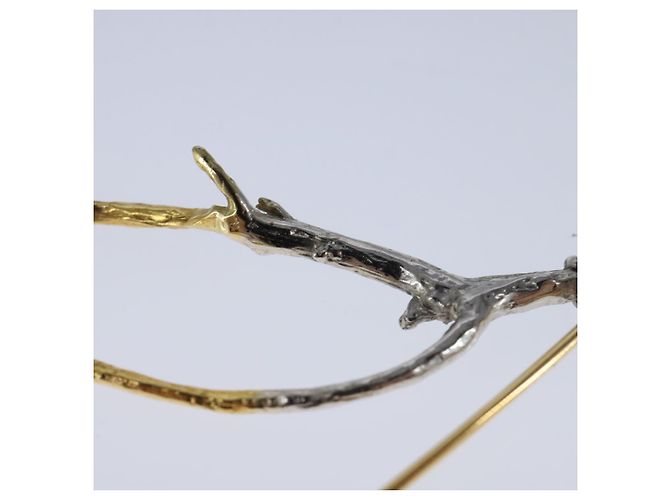 LOUIS VUITTON Orecchino Boucle de Reuil singolo metallo tono oro MP2410 Auth bs19738 - vista 6