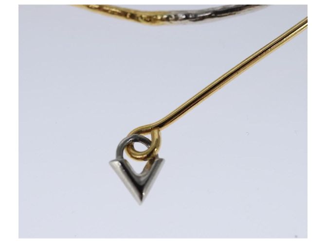 LOUIS VUITTON Orecchino Boucle de Reuil singolo metallo tono oro MP2410 Auth bs19738 - vista 9