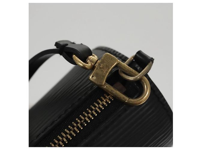 LOUIS VUITTON Pochette Soufflot Epi Nera LV Auth bs20678 Nero - vista 11