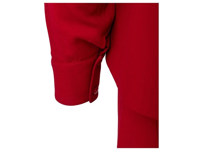 Set giacca e gonna vintage Thierry Mugler Rosso - vista 13
