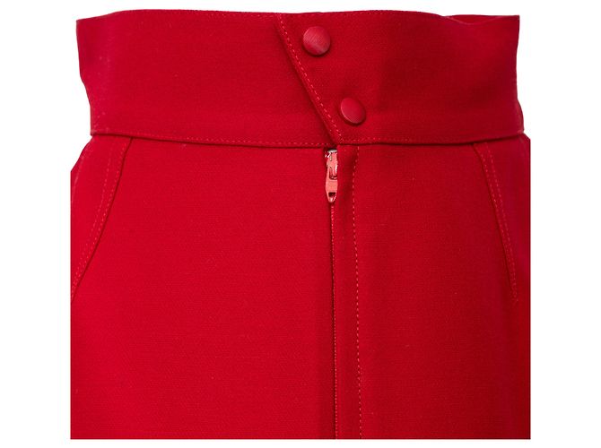 Set giacca e gonna vintage Thierry Mugler Rosso - vista 14