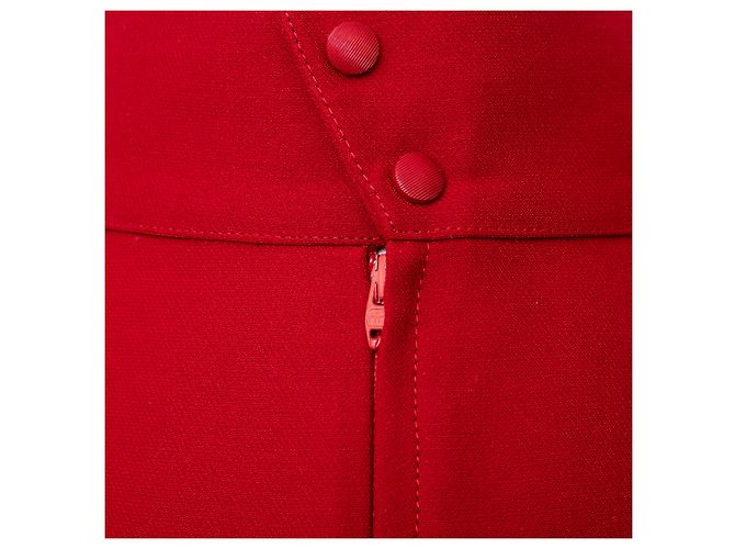 Set giacca e gonna vintage Thierry Mugler Rosso - vista 15