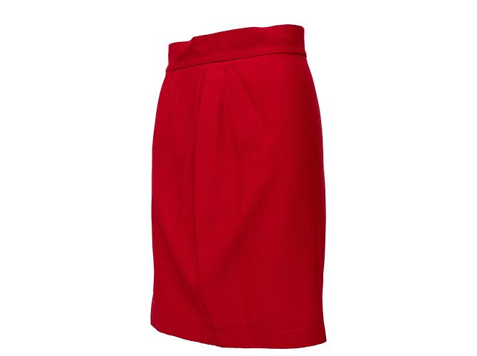Set giacca e gonna vintage Thierry Mugler Rosso - vista 6