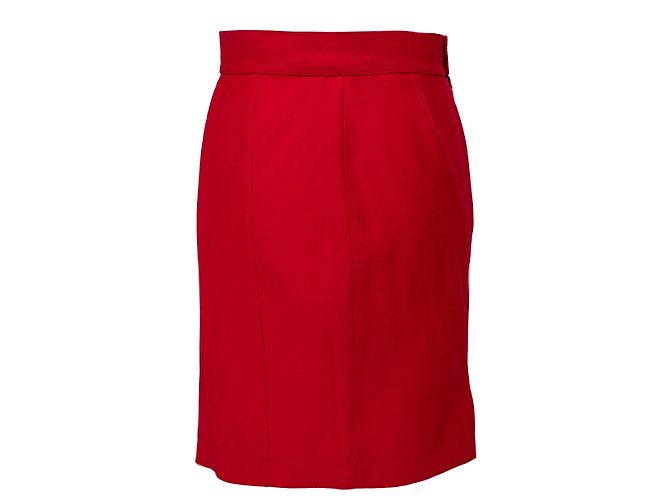 Set giacca e gonna vintage Thierry Mugler Rosso - vista 7