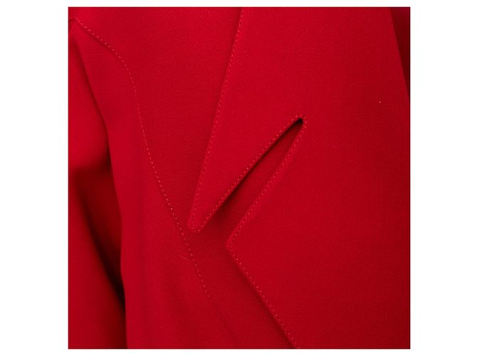 Set giacca e gonna vintage Thierry Mugler Rosso - vista 9